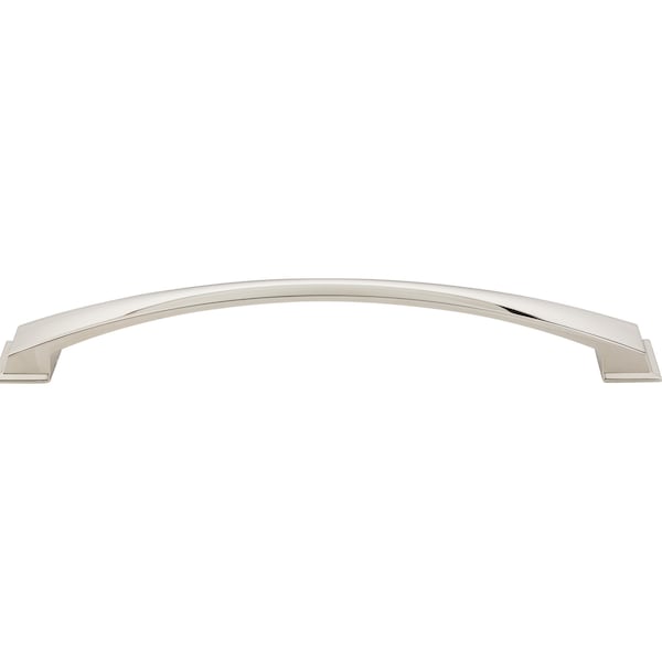 12 Center-to-Center Polished Nickel Arched Roman Appliance Handle